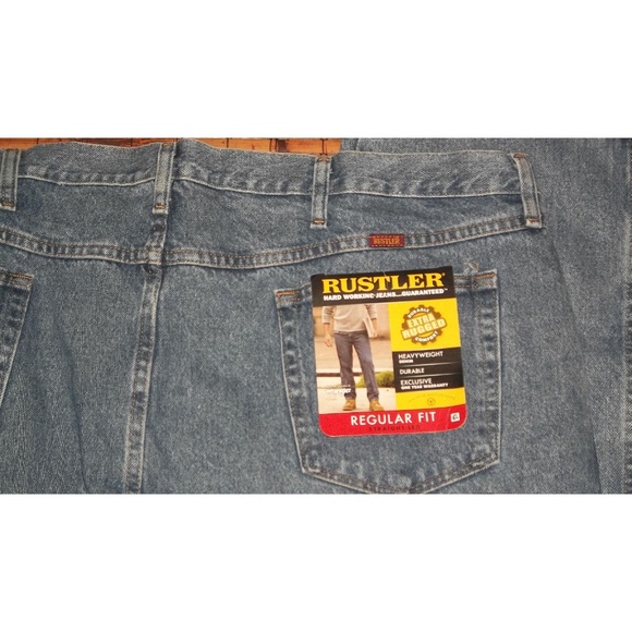 Jean Rustler Regular Fit Homme - 32 X 34 - Heavyweight - NEUF Avec étiquettes